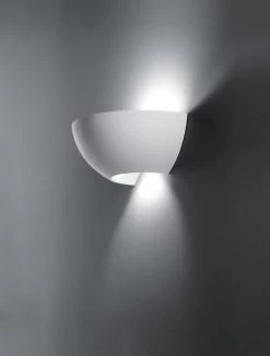 1740 Applique En Plâtre Naturel