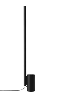 Alto Lampadaire Noir Minimaliste à éclairage Indirect
