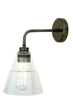 Applique De Salle De Bain Verre Conique