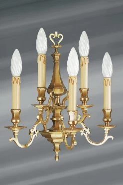 Applique En Bronze Louis XIII Cinq Lumières