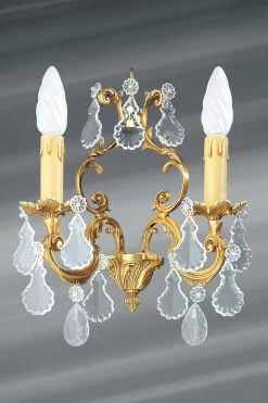 Applique à Pampilles En Cristal De Bohème