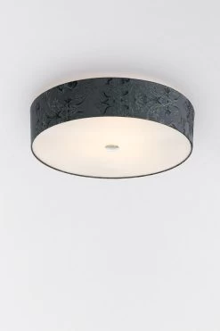 Arty Mate Plafonnier Gris Foncé En Tissu Décoré