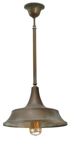 Atelier Suspension Sur Tige En Cloche évasée