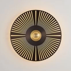 Atmos Éclat Applique Art Déco Noire