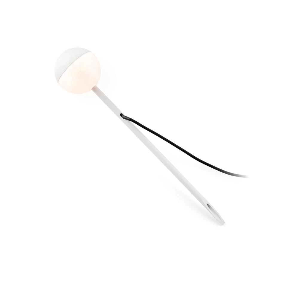 Balise D'extérieur Blanche Sur Pique, éclairage LED Piccola 1 Balise D'extérieur Blanche Sur Pique, éclairage LED Piccola