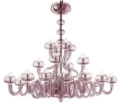 Bissa Boba Lustre Contemporain Couleur Améthyste 20 Lumières