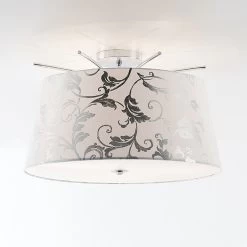 Camber Cromado Baroque Plafonnier