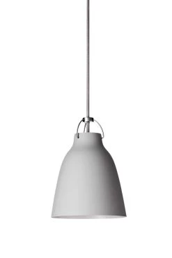 Fritz Hansen Caravaggio Matt Suspension Petit Modèle Gris Clair Mat