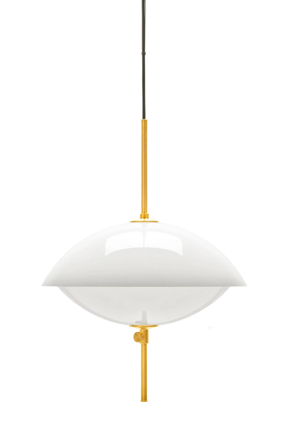 Fritz Hansen Clam Suspension En Verre Opale 44cm 1 Fritz Hansen Clam Suspension En Verre Opale 44cm