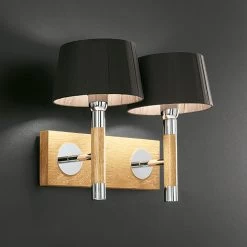 Contrast Chêne Carvalho Applique Double