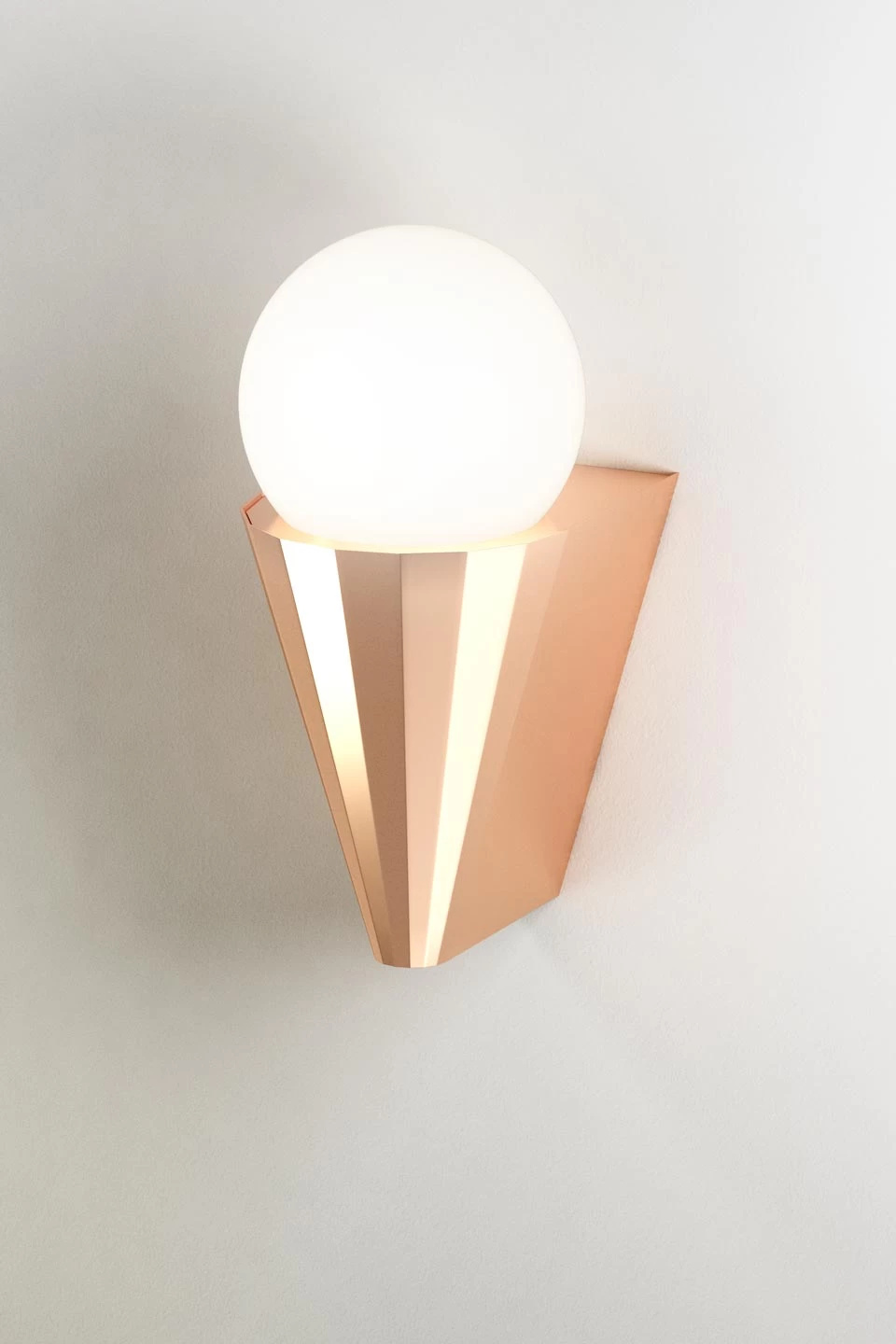 Cornet Applique De Salle De Bain En Cuivre Poli 1 Cornet Applique De Salle De Bain En Cuivre Poli