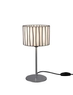 Curvas Lampe De Table En Verre Blanc