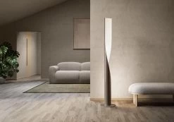 Evita Lampadaire Contemporain En Torsade Noir 5 Evita Lampadaire Contemporain En Torsade Noir -Lumière D'intérieur design italie led 22030009 2R