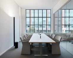 Alto Lampadaire Noir Minimaliste à éclairage Indirect -Lumière D'intérieur design metal geant 22010015 2R