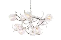 Ersa Lustre Enchanté 9 Lumières De Bulles De Verre Iridescent