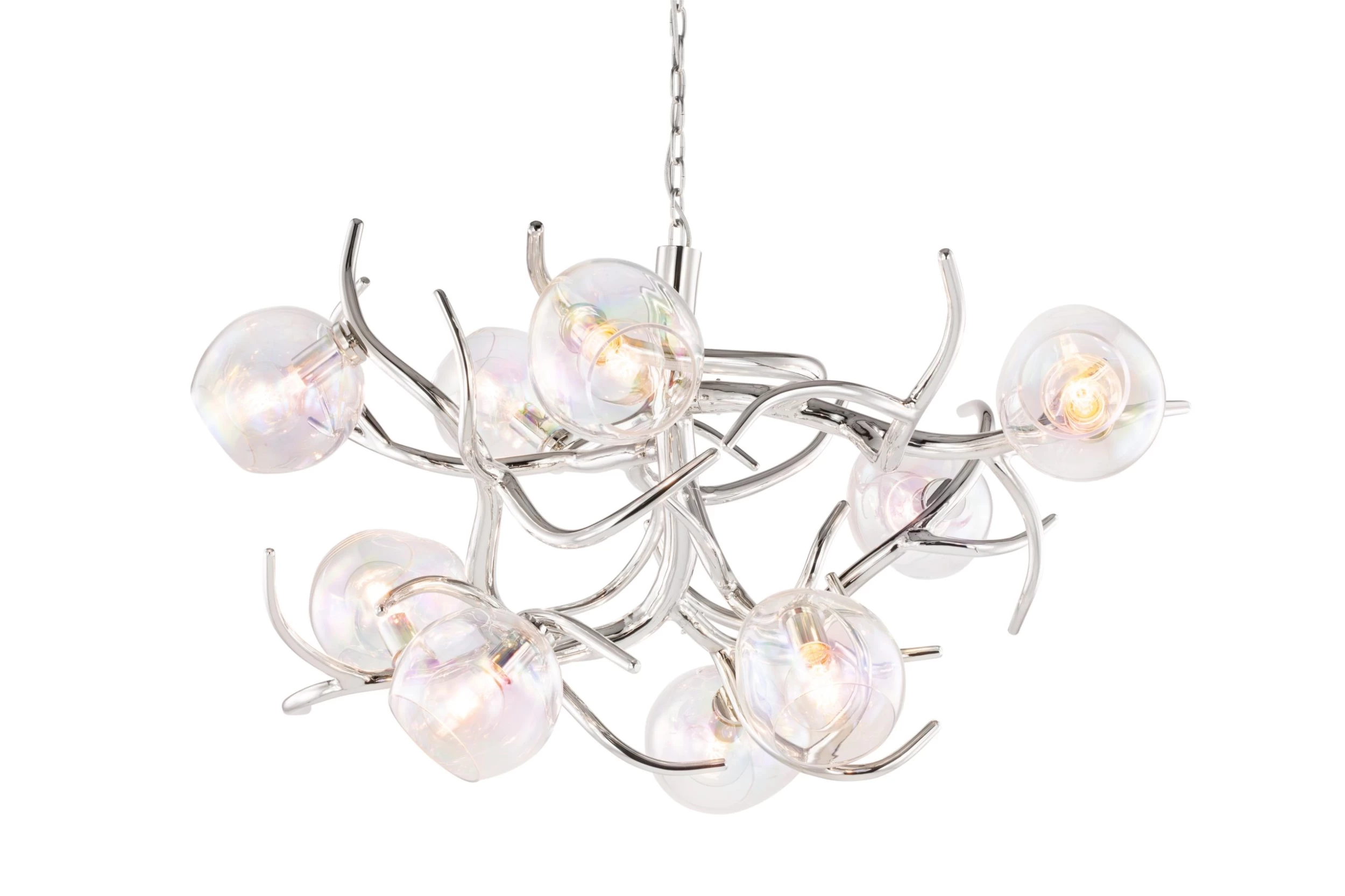 Ersa Lustre Enchanté 9 Lumières De Bulles De Verre Iridescent 1 Ersa Lustre Enchanté 9 Lumières De Bulles De Verre Iridescent