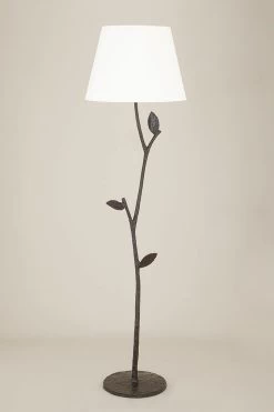 Flora Lampadaire Branche Finition Bronze Patiné Noir