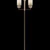 Gallia Lampadaire Classique Avec Diffuseur Opale Beige