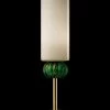 Gallia Lampe De Table Contemporaine Avec Boule De Cristal Vert Or