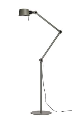 Grand Lampadaire Vert Kaki Bolt à Réflecteur Orientable Et Bras Articulés