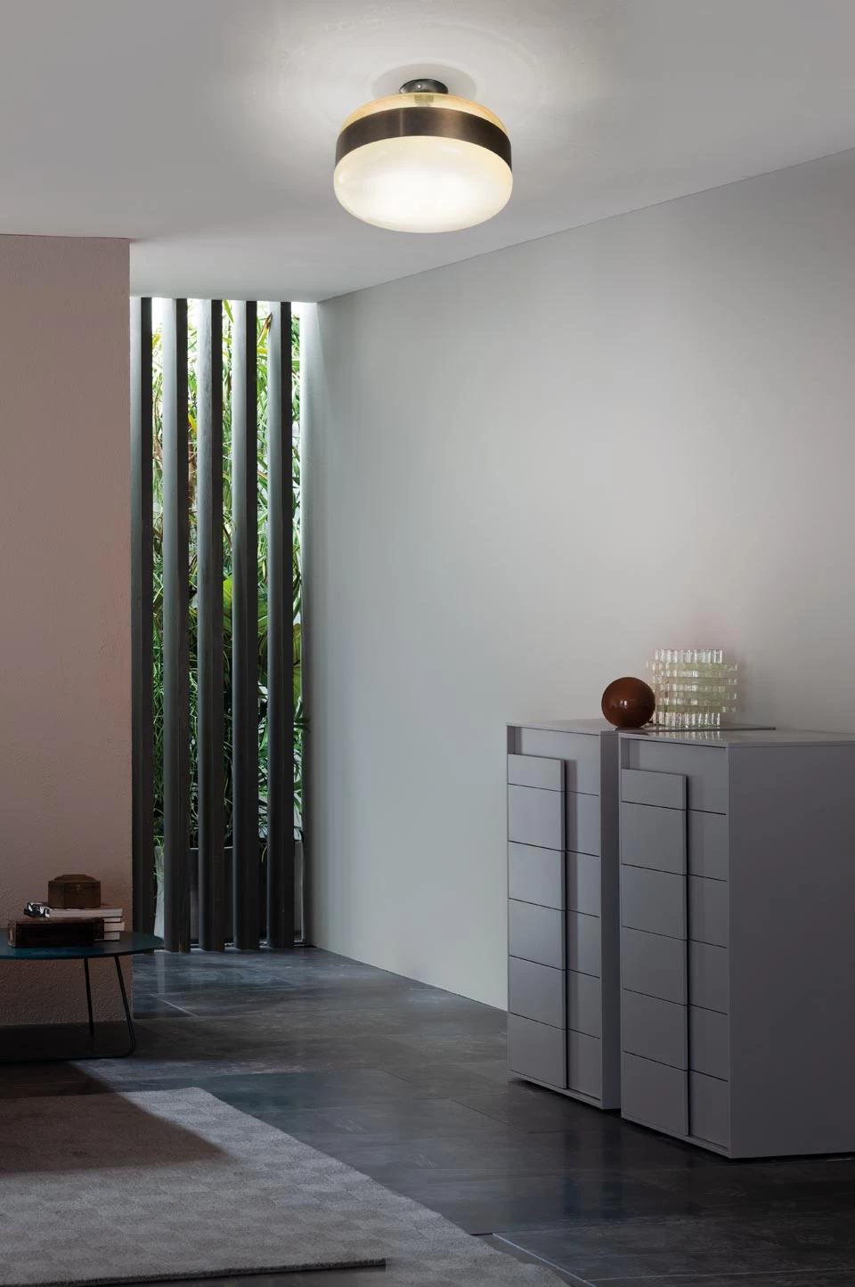 Grand Plafonnier Ambré Futura 1 Grand Plafonnier Ambré Futura