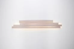 Grande Applique Blanche En Cellulose Pressée Li