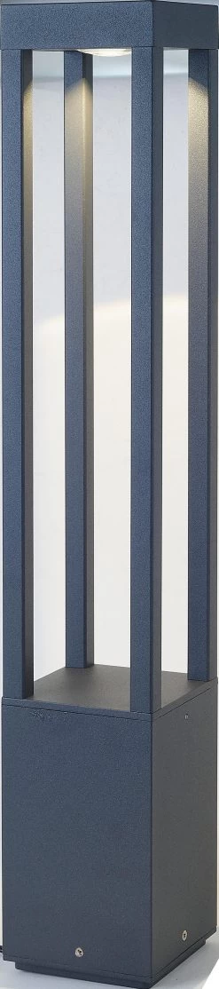 Grande Balise D'extérieur En Lanterne Géométrique Gris Foncé Agra