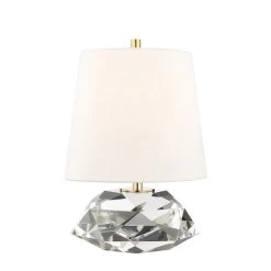 Henley Lampe De Table En Cristal Transparent