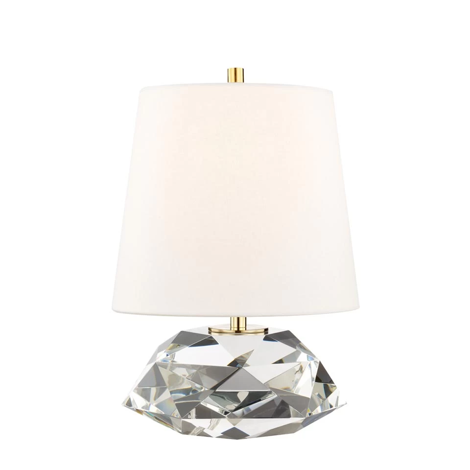 Henley Lampe De Table En Cristal Transparent 1 Henley Lampe De Table En Cristal Transparent