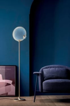 Horo Lampe De Table En Verre Givré Vert