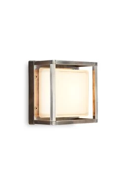 Ice Cubic Applique D'extérieur Cadre Nickel