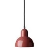 Fritz Hansen Kaiser Petite Suspension Rétro En Cloche Rouge Brique