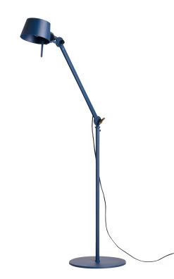 Lampadaire Design Industriel En Acier Bleu Bolt