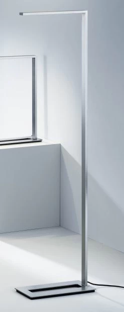 Lampadaire Liseuse Ultra Fin à LED Tête à Plat