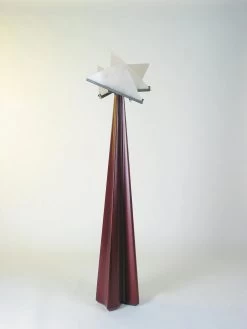 Lampadaire Rouge Design Pierre Chareau