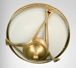 Sarah Plafonnier Art Déco Chromé 5 Sarah Plafonnier Art Déco Chromé -Lumière D'intérieur lampe bronze soie 22100031 2R