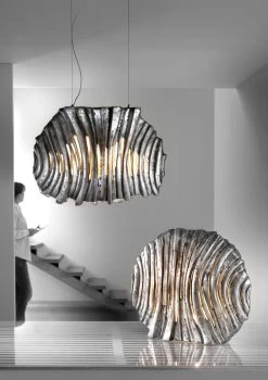 Dune Lampe En Céramique Argent -Lumière D'intérieur lampe ceramique 13030364 2R