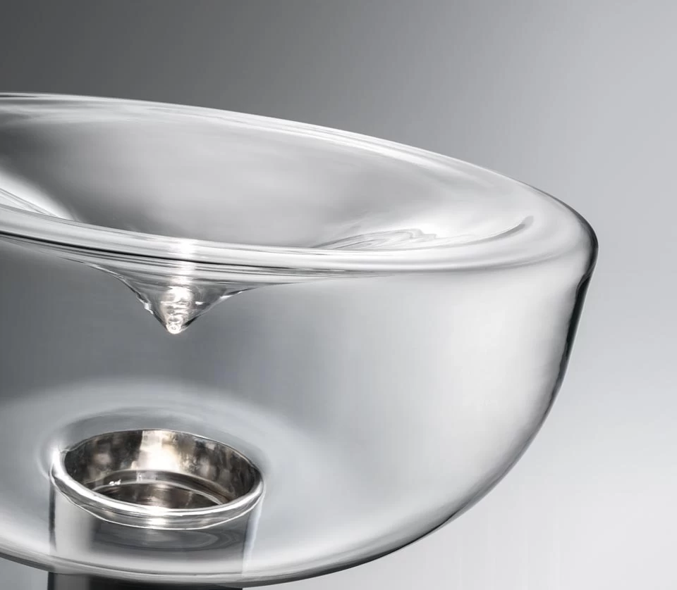 Grande Lampe Aella En Verre Design Futuriste 2 Grande Lampe Aella En Verre Design Futuriste – Image 2