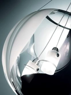 Poc Suspension En Verre De Murano Soufflé Bouche Diamètre 16cm -Lumière D'intérieur lampe cristal murano 16060774 2R