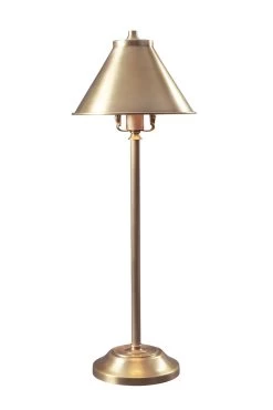 Lampe De Table En Laiton Vieilli Provence