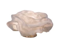 Lampe De Table Fleur Blanche En Tissu Simetech Nevo