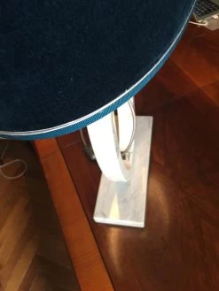 Grande Lampe De Table En Marbre De Carrare Blanc Forme Ovale -Lumière D'intérieur lampe marbre 16040763 2R