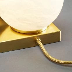 Moons Lampe De Table Boule En Marbre De Carrare -Lumière D'intérieur lampe marbre 18060369 2R