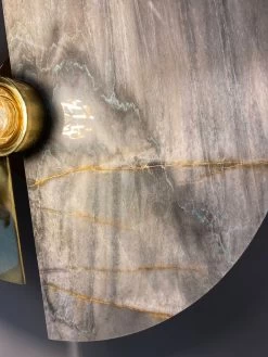 Levante Applique Cadran Solaire Doré Et Onyx Bleu -Lumière D'intérieur lampe marbre 22050007 2R