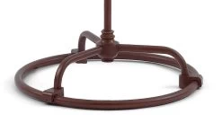 Lampadaire En Soie Beige Et Laiton Patiné Foncé Abat-jour En Cône -Lumière D'intérieur lampe porcelaine laiton 12120049 3R