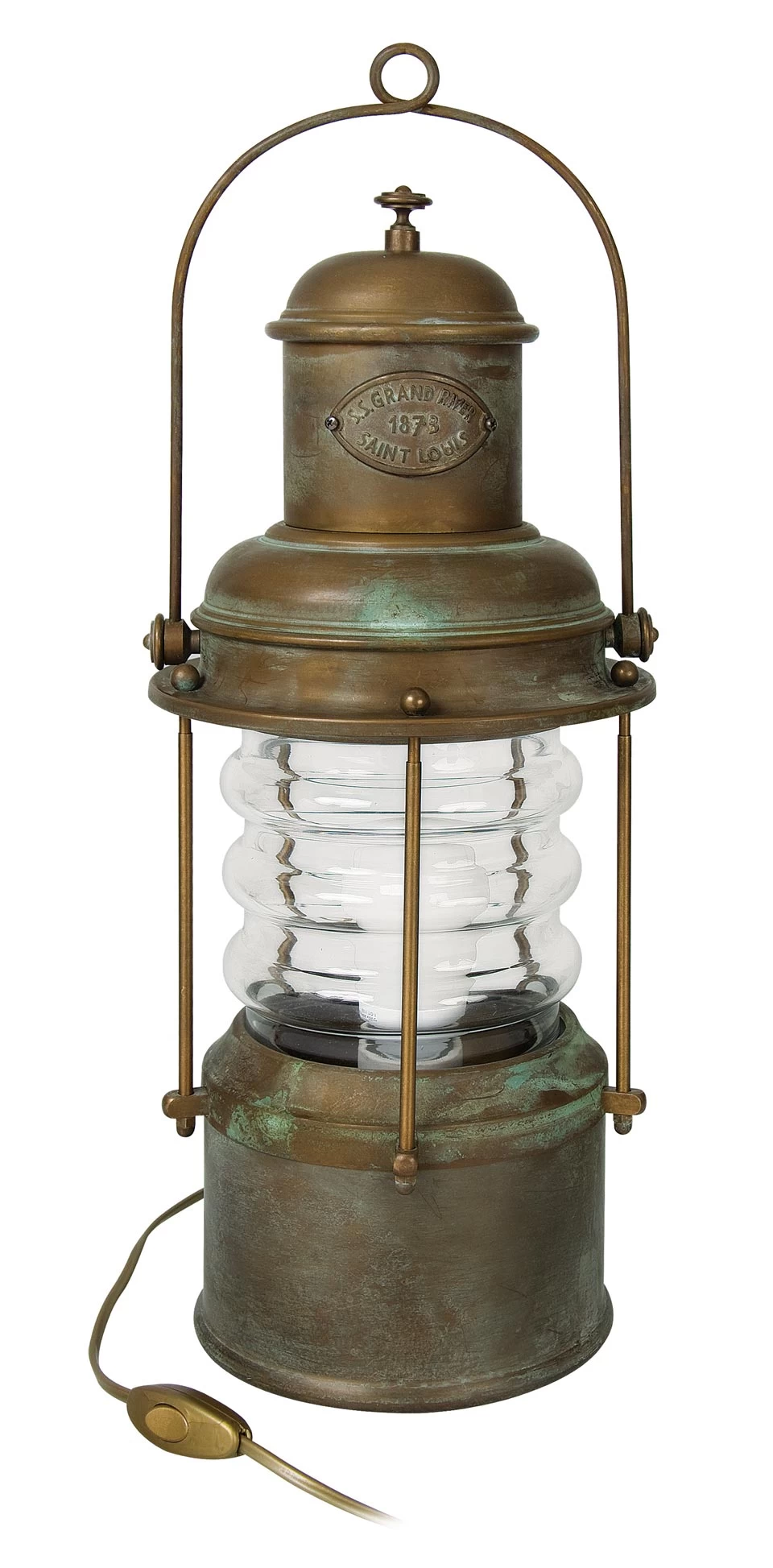 Lanterne De Table Laiton Vieilli Rétro 1 Lanterne De Table Laiton Vieilli Rétro