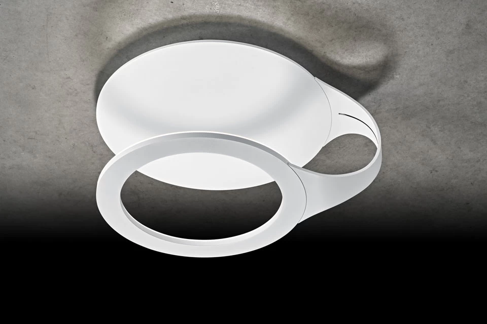 Supernova Plafonnier En Métal Blanc 3 Supernova Plafonnier En Métal Blanc – Image 3