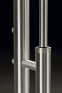 Nova Lampadaire Contemporain 2 Lumières Finition Aluminium Mat -Lumière D'intérieur led halogene 22070157 2R