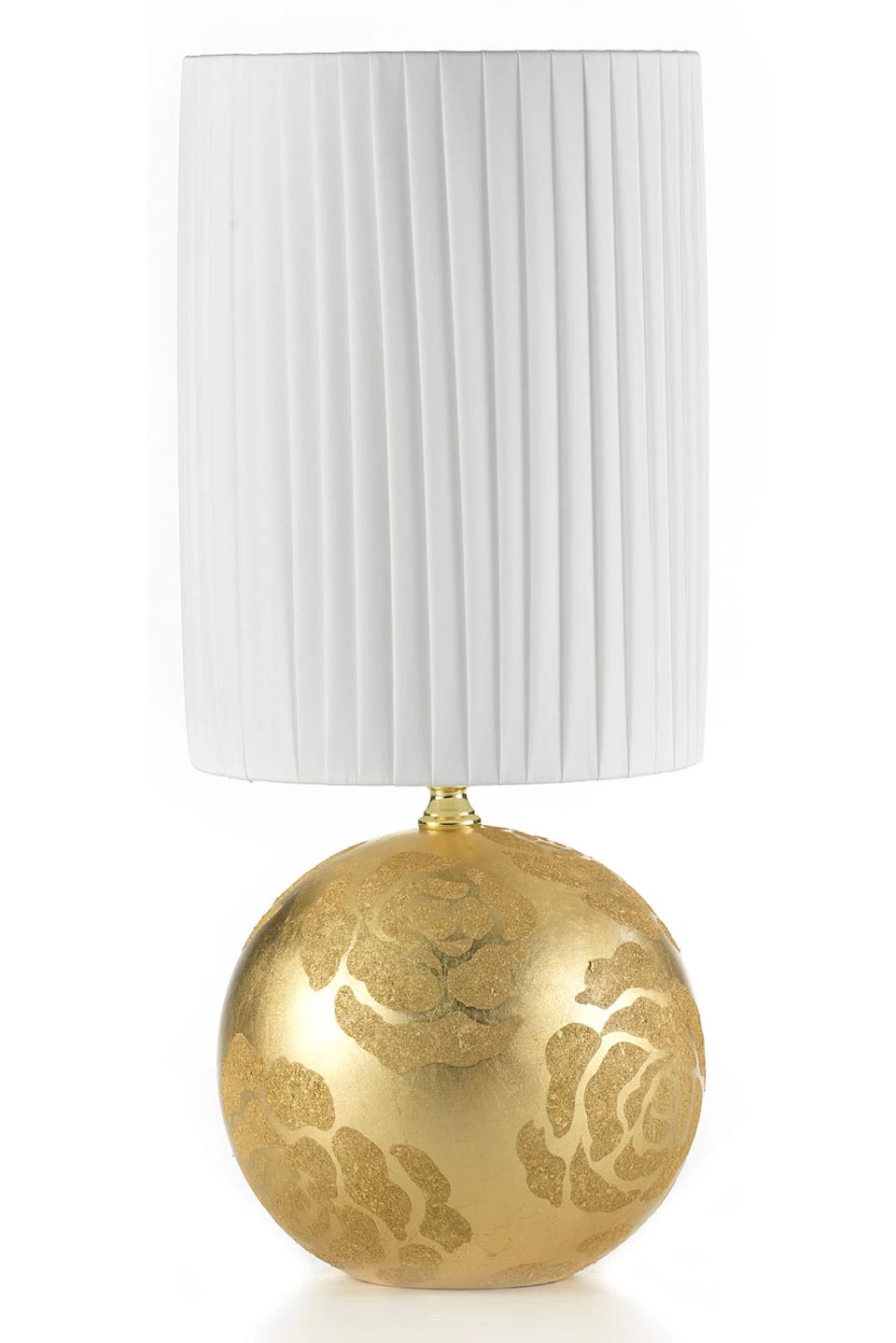 Linea Globe Lampe Ronde Dorée Motif Fleurs Petit Modèle 1 Linea Globe Lampe Ronde Dorée Motif Fleurs Petit Modèle