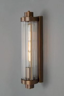 Louise Applique De Salle De Bain En Verre Ondulé